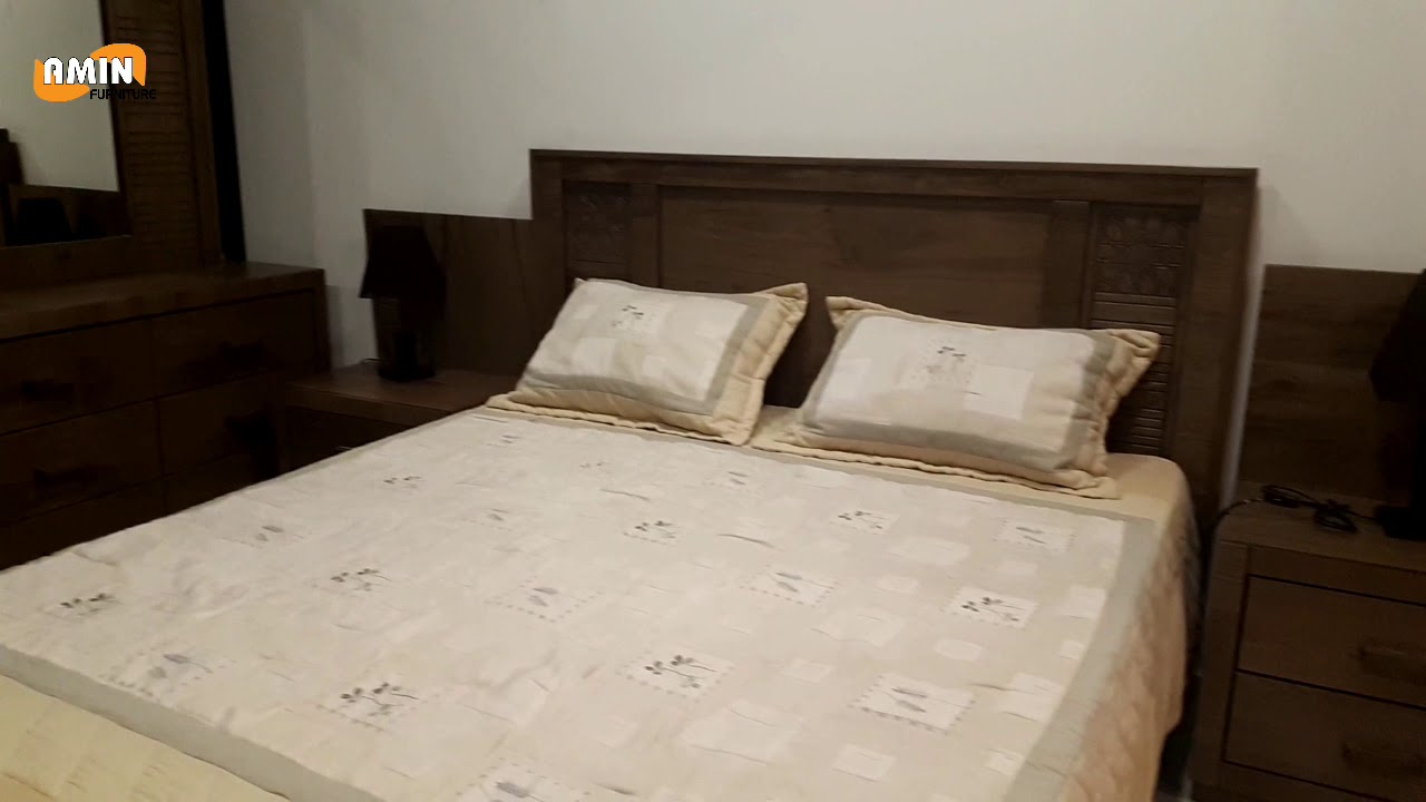 غرفة نوم مجوز "Maduco" صناعة محلية - امين للموبيليا - YouTube