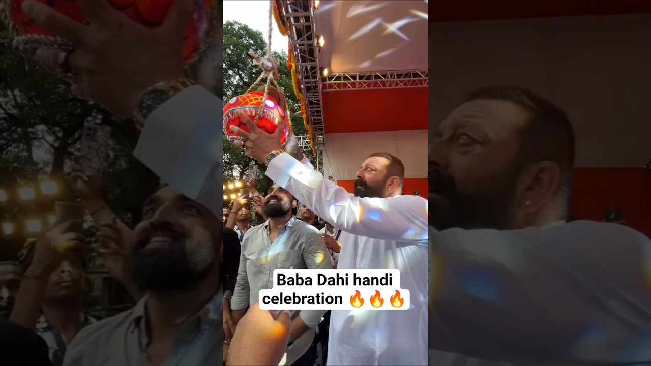 sanjay dutt Dahi handi celebration 🔥 it's going to be epic 