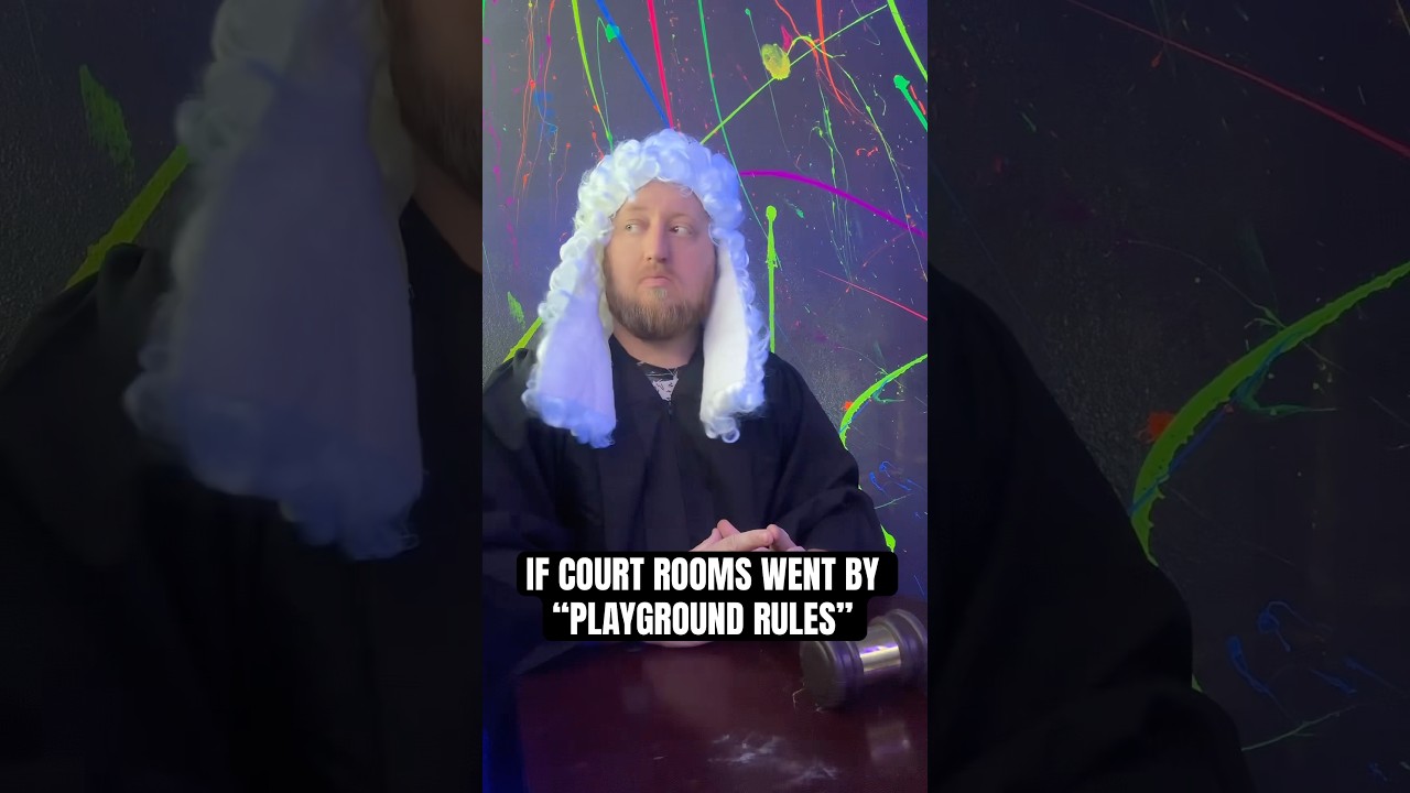 IF COURT ROOMS WENT BY PLAYGROUND RULES #djhuntsofficial #comedyshorts #comedy #funny #comedyvideos