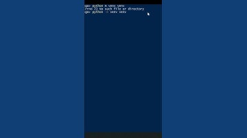How to create Virtual environment in python. | #shorts