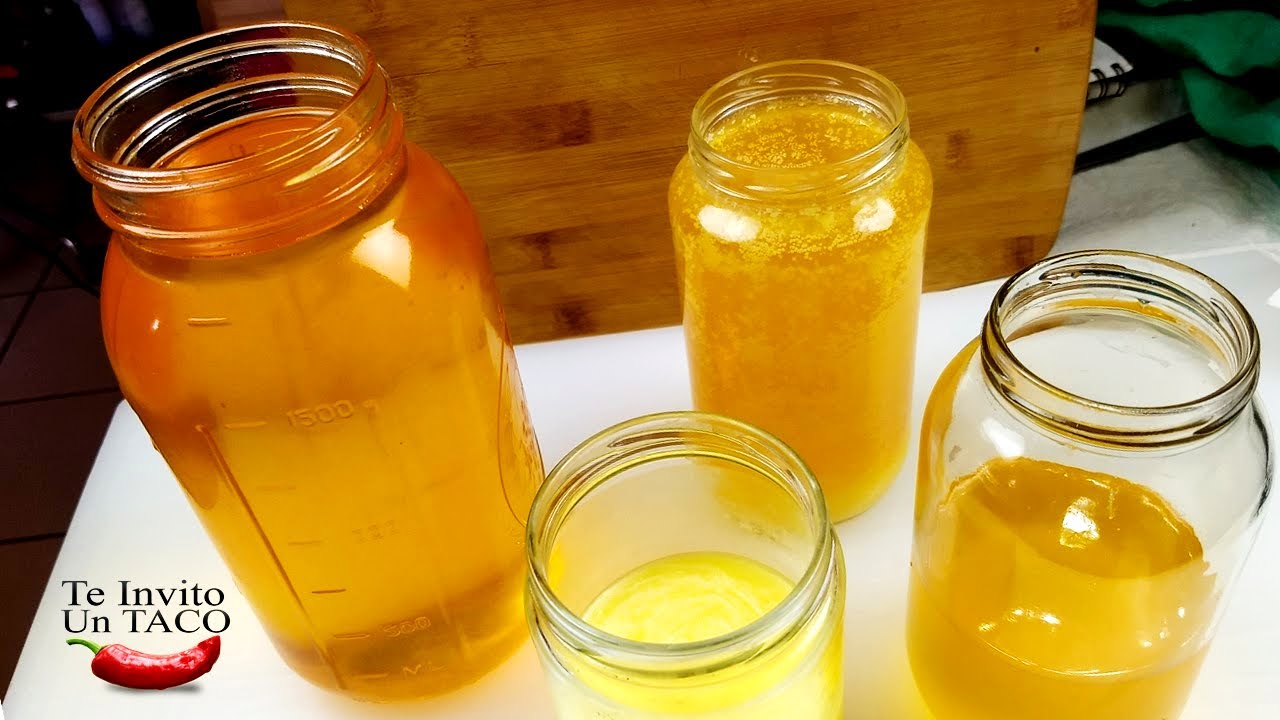 Como Hacer La Mejor MANTEQUILLA CLARIFICADA Casera O Ghee Sin Lactosa