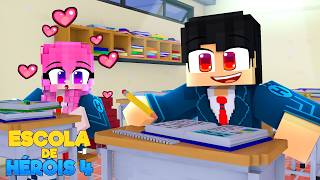 Minecraft: PRIMEIRO DIA DE AULA - ESCOLA DE HEROIS 4 Ep.02 ‹‹ P3DRU ››