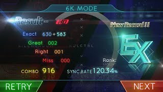 [MUSYNX] NULCTRL (6K Hard Lv.7) EX 120.34%
