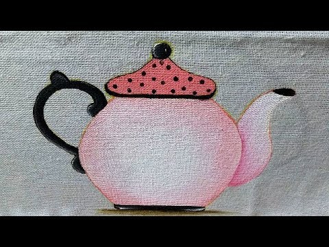Miniatura do vídeo: Pintura em tecido passo a passo super fácil - Iniciante