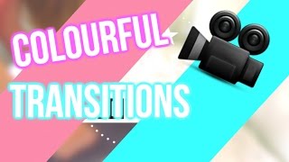 Colourful Transitions Green Screen