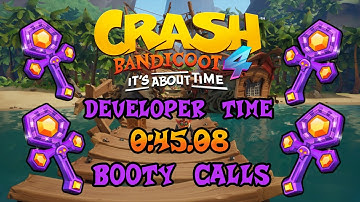 Crash Bandicoot 4 - Developer Times: Booty Calls In 0:45.08
