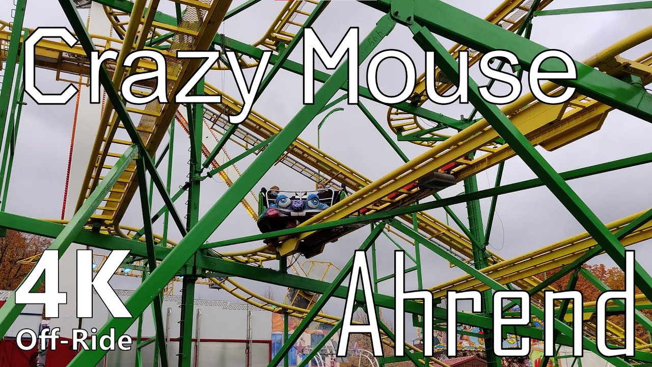Crazy Mouse(Ahrend) - 4K UHD Off-Ride - Freizeitpark Münster - Reverchon Spinning Mouse