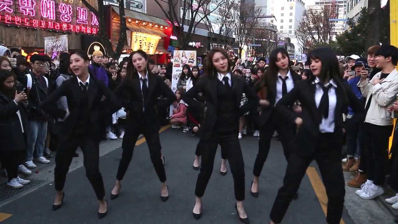 JHKTV] 홍대케이팝댄스 (아이돌) 씨엘씨 블렉드레스 hong dae k-pop dance (idol) clc black dress