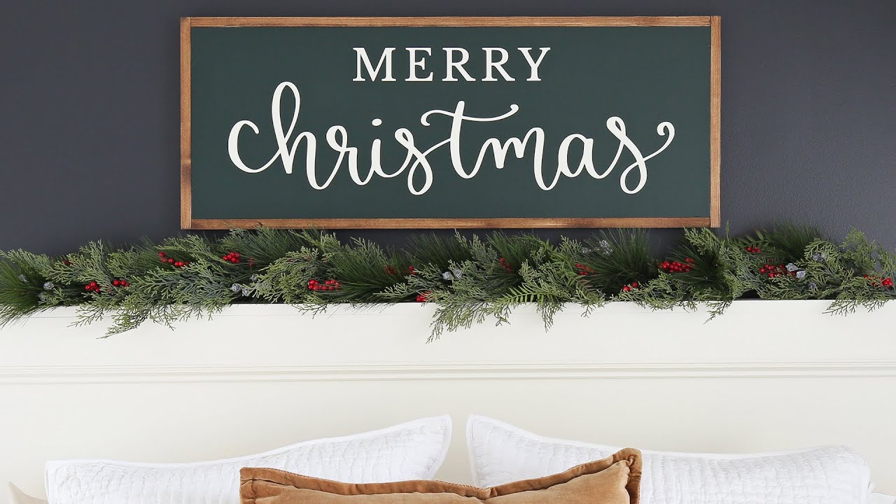 Christmas Sign DIY How To Make A Christmas Sign YouTube christmas-sign-diy-how-to-make-a-christmas-sign-youtube