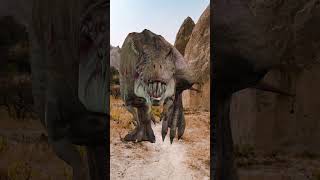 T-Rex Walk In and Roar | Dinosaur Walking and Roaring | Viral Videos | Dino Planet