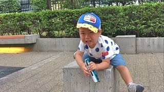 1歳9ヶ月の息子 いたいのいたいのとんでいけ