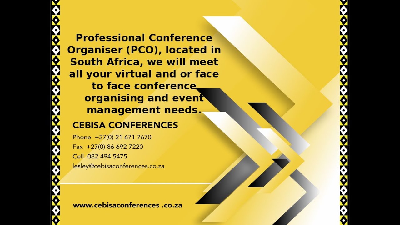 Professional Conference Organiser (PCO), Cebisa Conferences