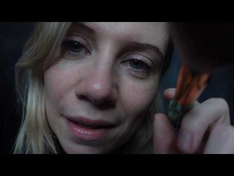 ASMR - Slow Paced Comforting Face Brushing π Anticipatory In Ear Whispers