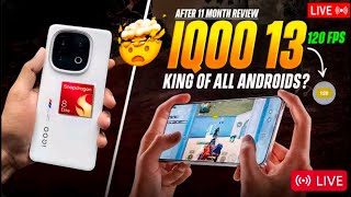 IQOO 13 120FPS LIVE PERFORMANCE TEST 🔥 💯 WITH FPS METER| SNAPDRAGON 8 ELITE GAMING POWERFUL PROCES