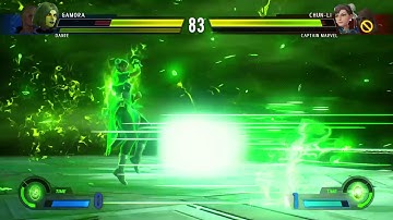 Playing marvel vs capcom infinite for the first  time