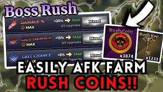 EASILY AFK FARM BOSS RUSH COINS!! (500+ PER HOUR) | Sailor Piece