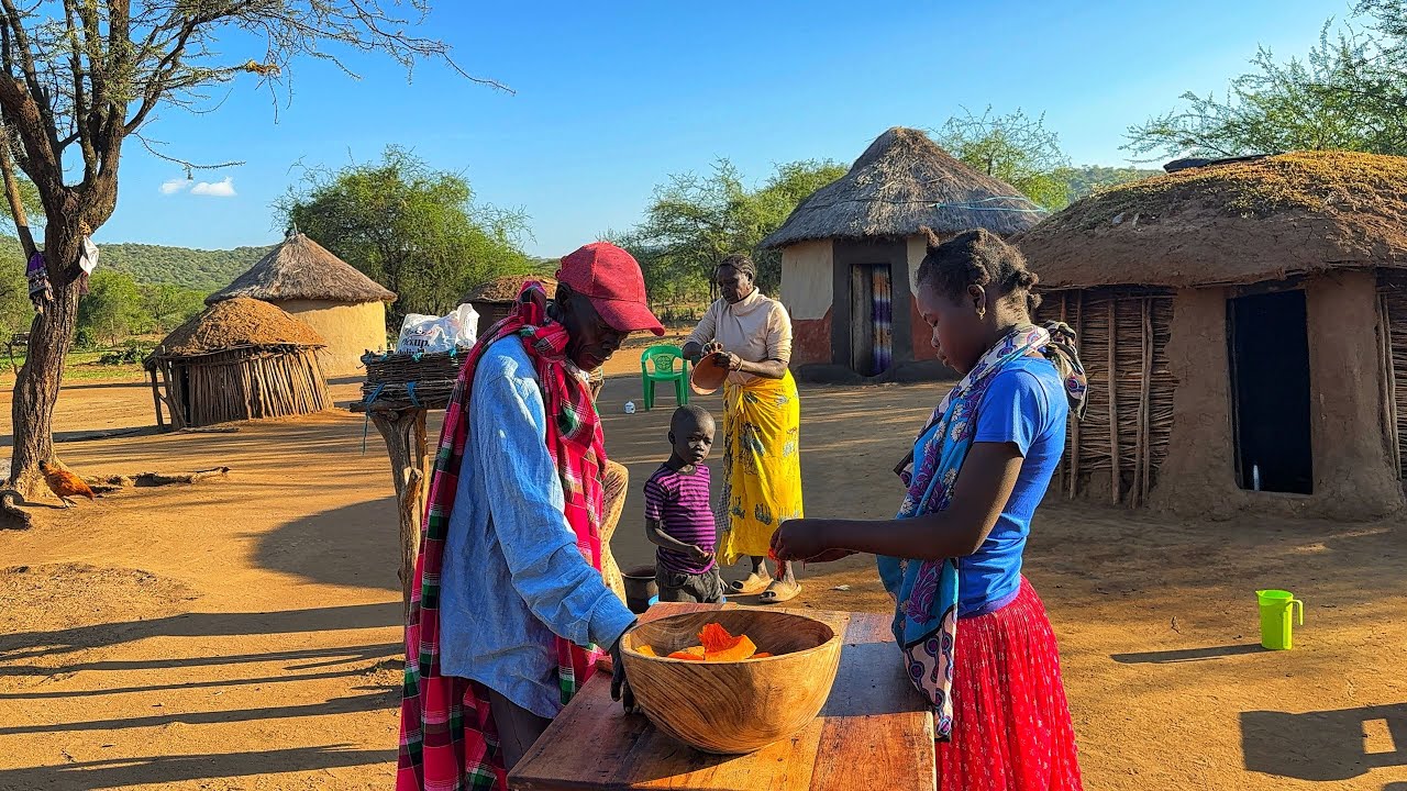 African Traditional Life/How Village People   Save Money in a Clay Pot