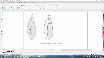 Corel Draw Tips & Tricks Scale With Object Smart Fill Tool