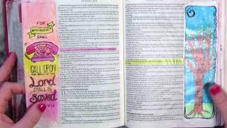 Intro to &quot;Bible Journaling Sunday&quot; and journaling a bible page