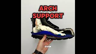 One of the most important features in our work boots is the arch support system built into the boot