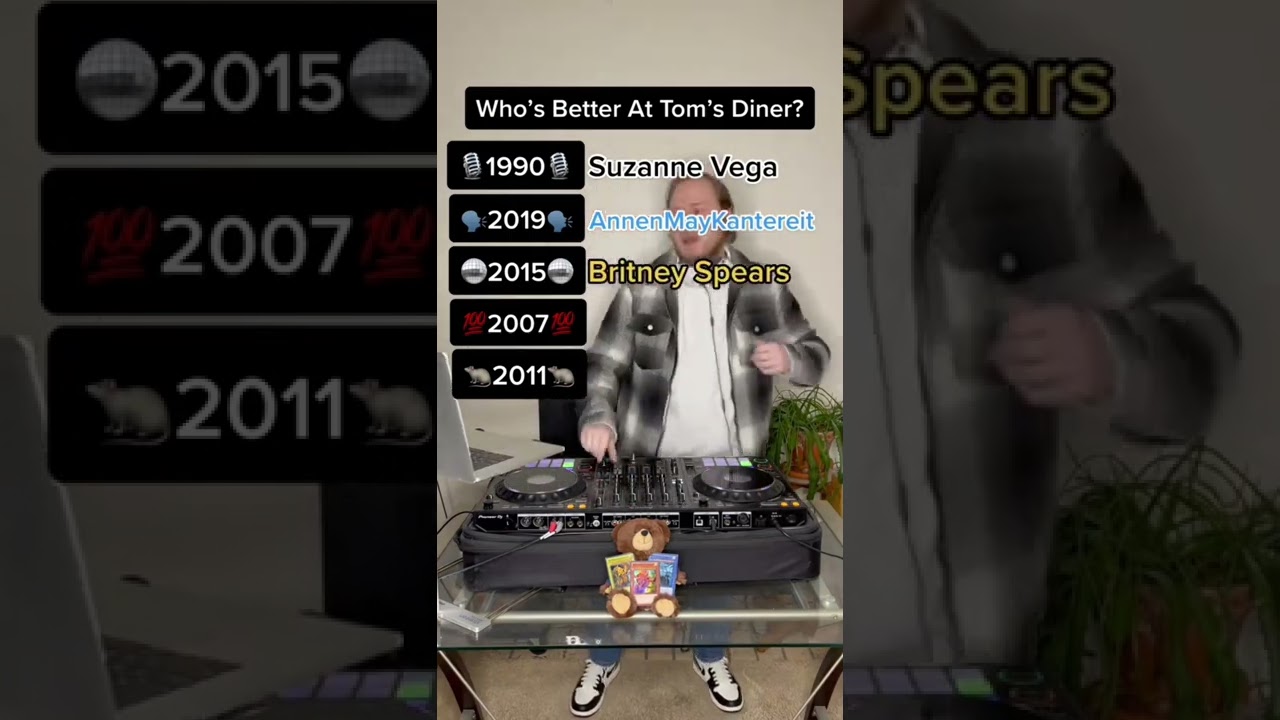 Tom’s Diner (Suzanne Vega) VS (AnnenMayKantereit) VS (Britney Spears) VS (2Pac) VS (Logic