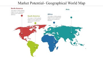 Market Potential Geographical World Map PowerPoint Presentation Template