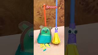 Easy Broom Craft, New Creative Craft Ideas For Kids