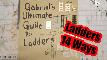 14 Ways To Make Ladders for RPGs and Wargames | Ultimate Guide to Ladders