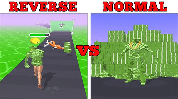 Monsters Lab - Freaky Running || Reverse Gameplay vs Normal Gameplay