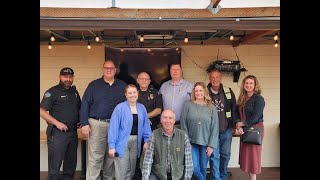 North Bend Police Chief Captain Celebrate Work Anniversary