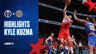 Highlights: Kyle Kuzma with season high 40 points vs New York Knicks - 1\/13\/23