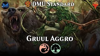 🔴🟢 Gruul Aggro Opens Fire on the Ladder | DMU Standard Dominaria United MTG Arena Bo1