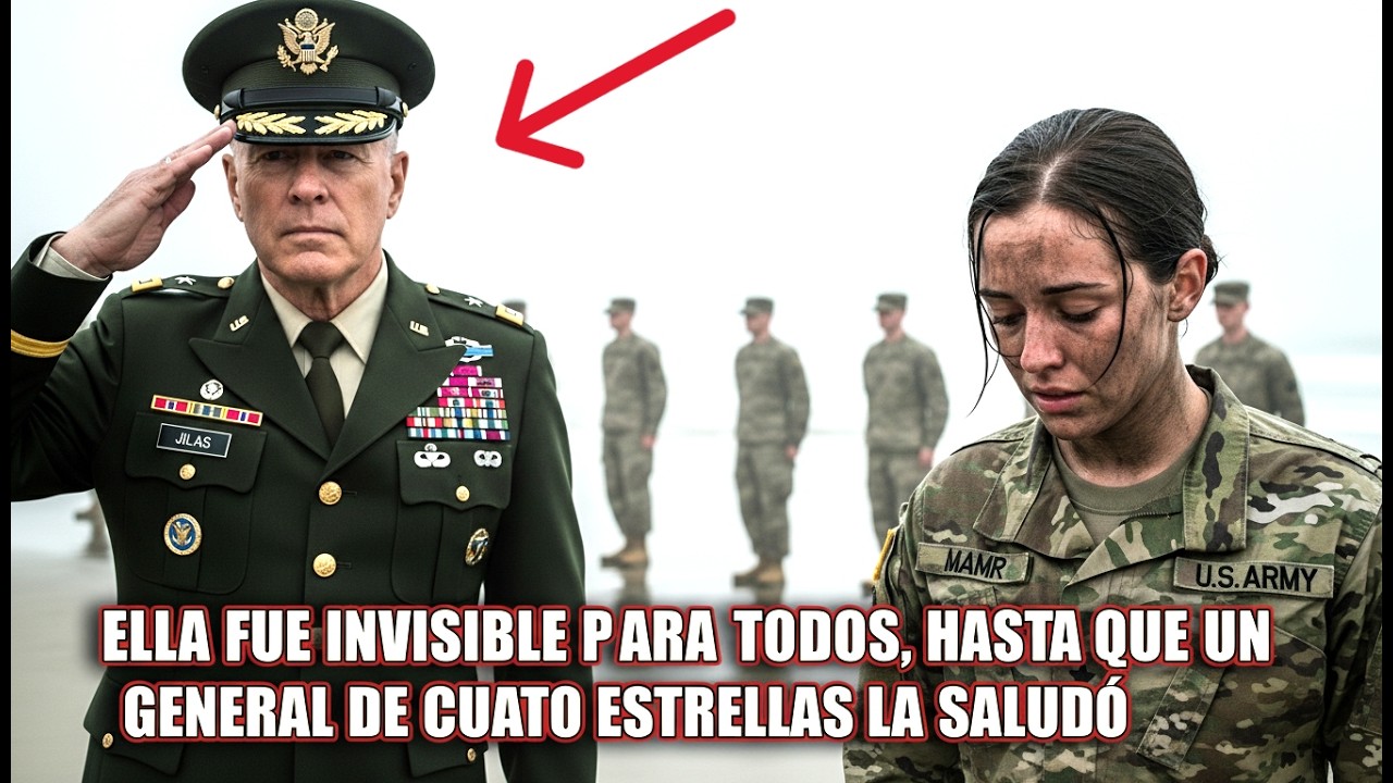 ELLA FUE INVISIBLE PARA TODOS, HASTA QUE UN GENERAL DE CUATRO ESTRELLAS LA SALUDÓ