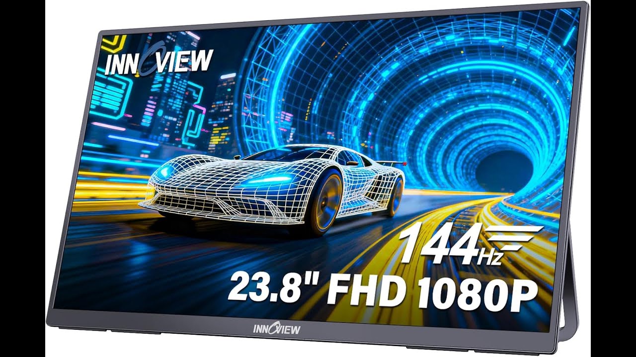 Review: InnoView 23.8 Inch Portable Monitor 2025 - 144Hz FHD Gaming On-The-Go