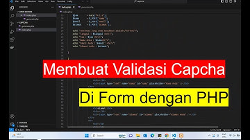 Membuat validasi captcha di form dengan PHP