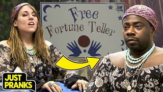 The Fortune Teller Turned Into a Man! 😂🔮 | Just Pranks