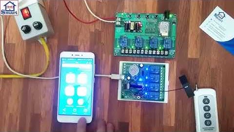Giới Thiệu Bộ Điều Khiển WiFi Ewelink 04 Relay || WiFi Controller Ewelink 04 Relay