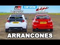 Toyota GR Yaris vs Mitsubishi Evo VI - ARRANCONES *Carrera Tommi Makinen*