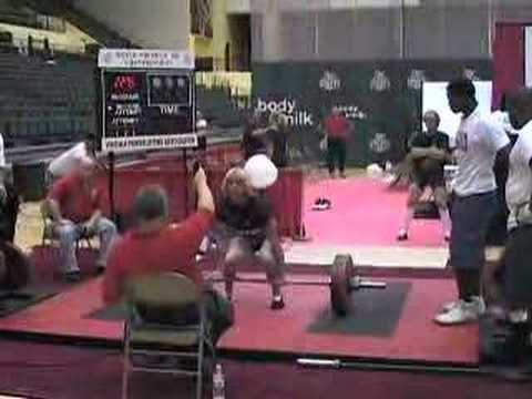 Nick Lenhart 501 deadlift at 132 bodyweight World ...