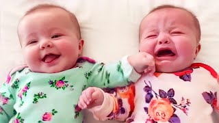 Try Not To Laugh: Cutest Twin Babies Laugh And Playing Together #2 by Lovers Baby 1,427 views 1 year ago 2 minutes, 49 seconds