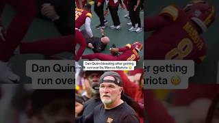 Dan Quinn got hit on the sideline! #nfl #danquinn #insidethenfl #nflnetwork