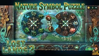 Lost Lands 2 – Nature Symbols Puzzle | Mini Game Solution clue hunter screenshot 2
