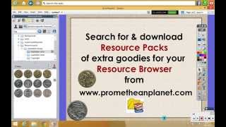 How to search and download ActivInspire recource packs