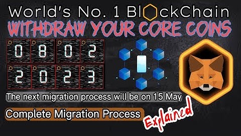 How to withdraw Core Coins? | Migration of coins from Satoshi app to MetaMask wallet