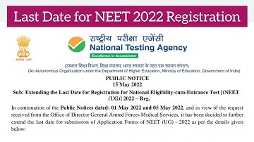 NTA Official Update For Postponing NEET 2022 Registeration / Join MNS Academy