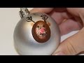 Reindeer Fingerprint Ornament