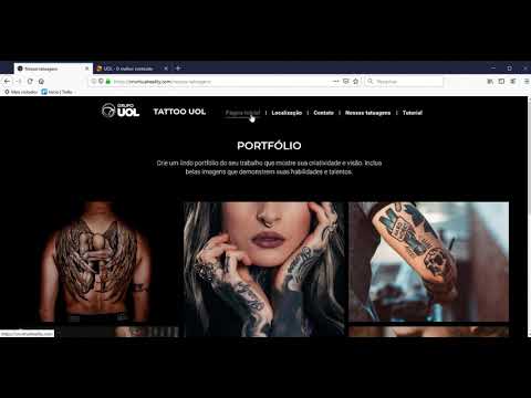 Como configurar uma página do meu site?