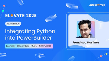 Integrating Python into PowerBuilder