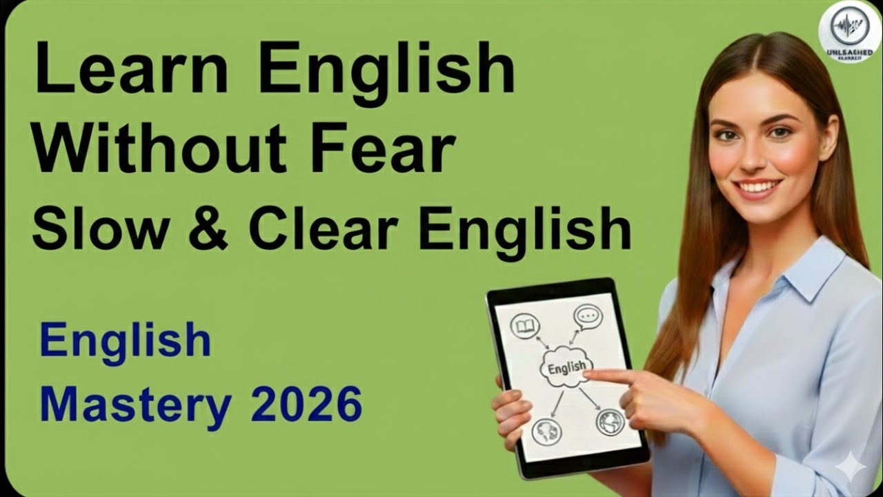 Learn English Without Fear | Slow & Clear English | UnleashedFluency