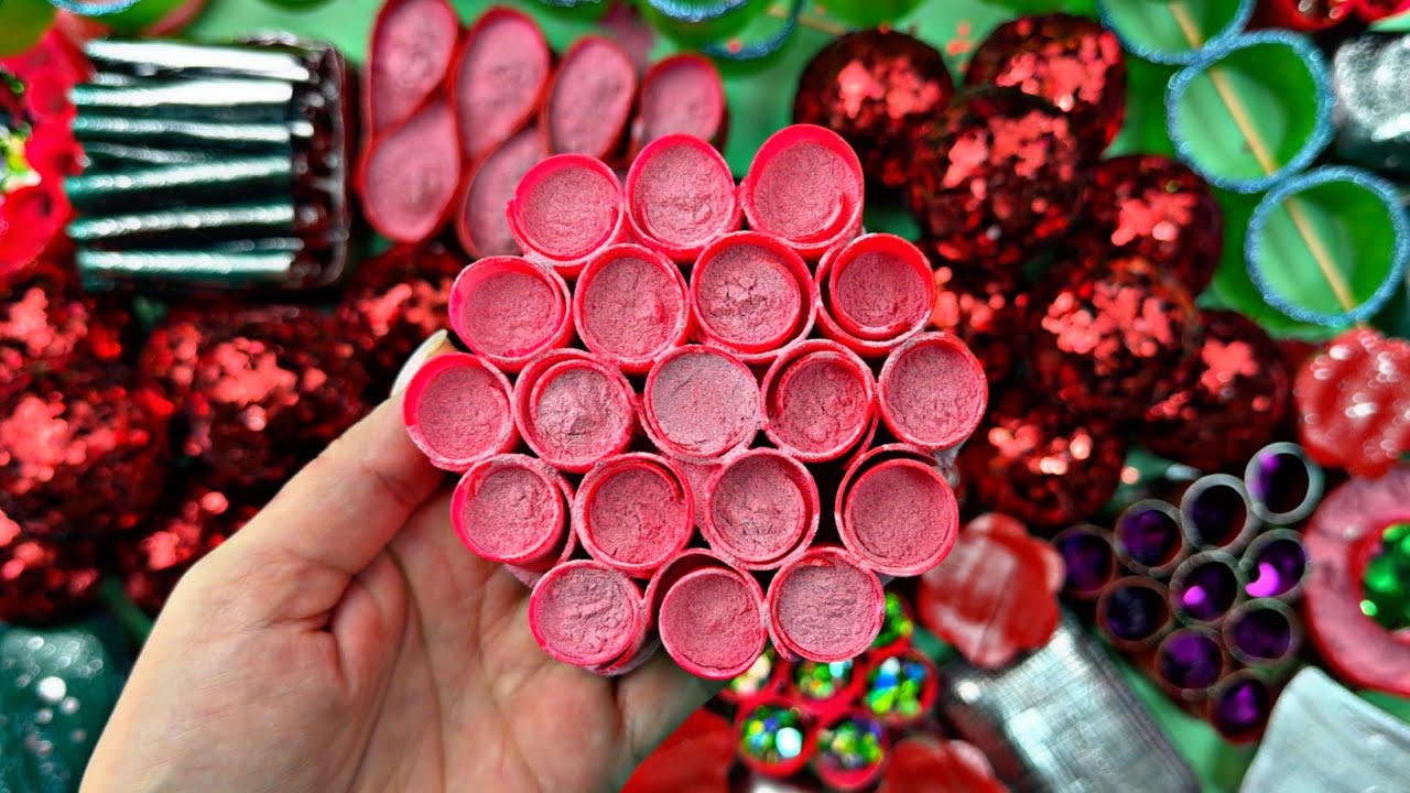 ASMR Crushing soap boxes with glitter and starch | Cutting soap cubes | Oddly satisfying video